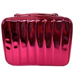 Lancome Pink Cosmetic Bag with Art Deco Design